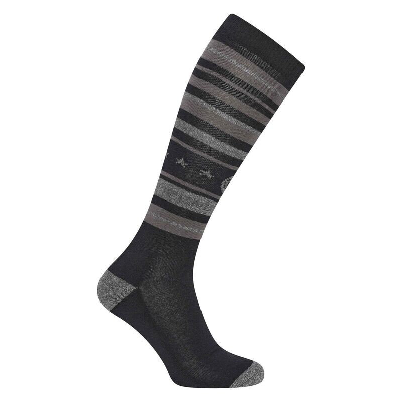 Socken Stripy Sparkle / black Socken Stripy Sparkle / black