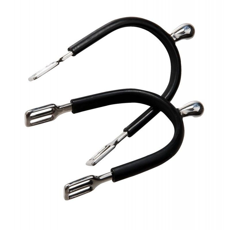 Sporen mit Gummiüberzug Tropfenform Sporen mit Gummiüberzug Tropfenform