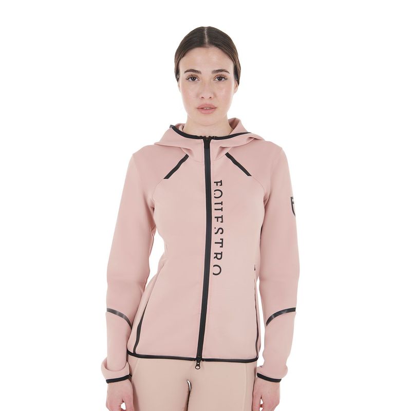 Sweatjacke Jersey cameo rose