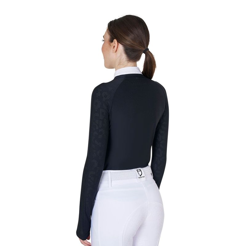 Turnierhirt mit Mesh-Einsätzen