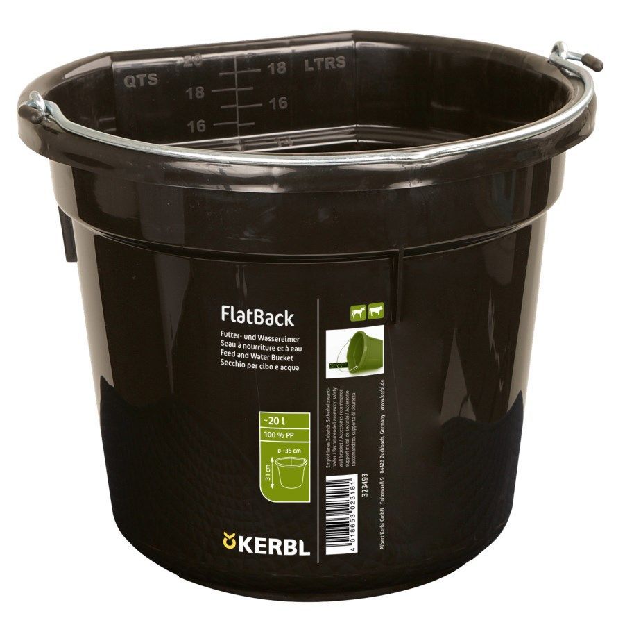 Futter- und Wassereimer FlatBack 20l