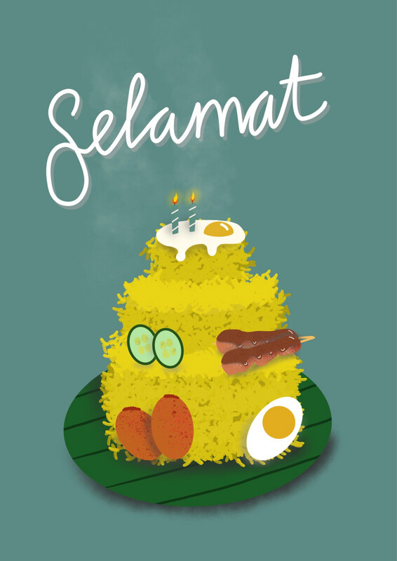 Wenskaart Selamat