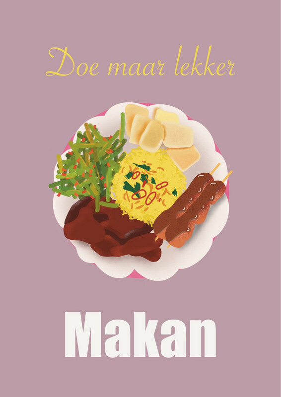 Wenskaart Doe Maar Lekker Makan
