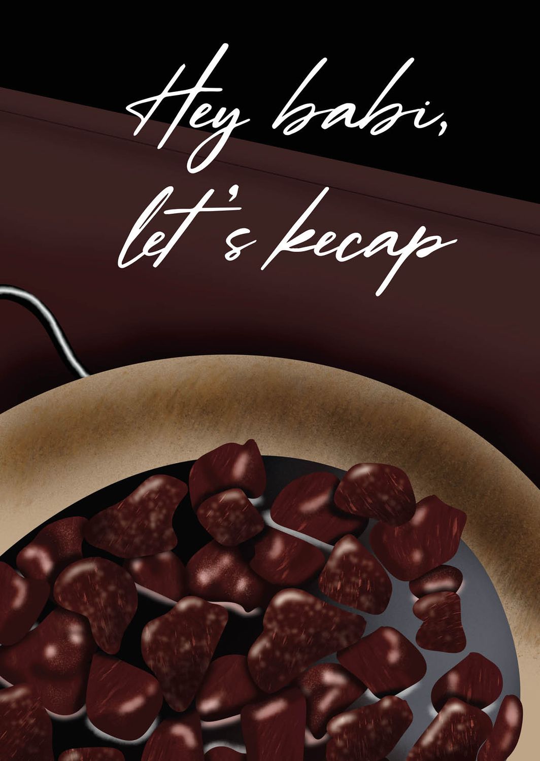 Valentijnskaart Babi, let’s kecap