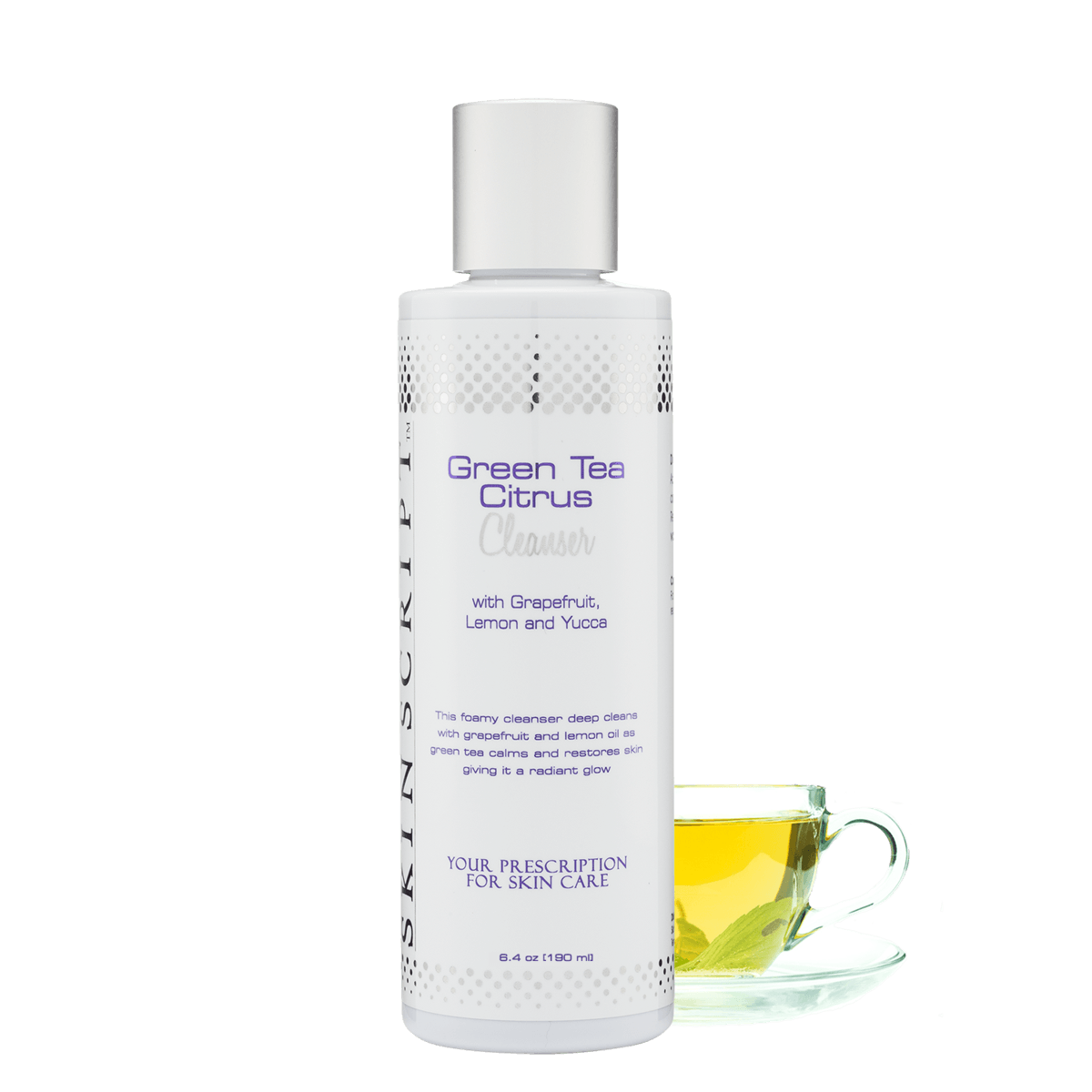 Skin Script Green Tea Citrus Cleanser 6.4 oz