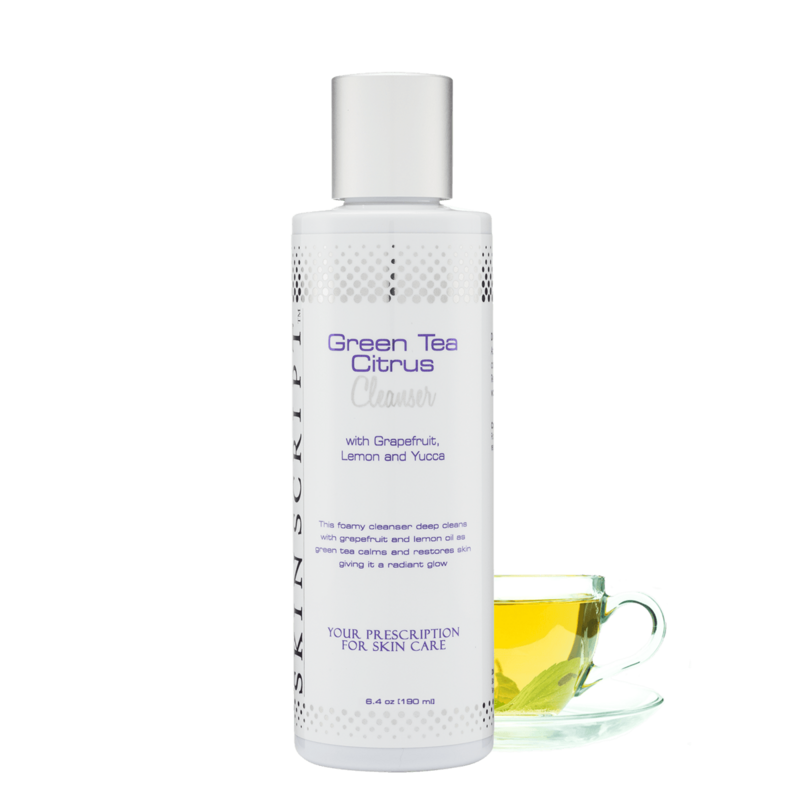 Skin Script Green Tea Citrus Cleanser 6.4 oz