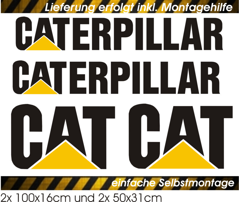 Caterpillar - 4er Set