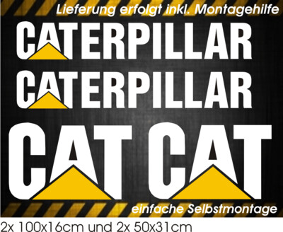 Caterpillar - 4er Set