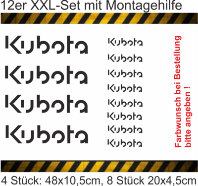 Kubota - 12er Set
