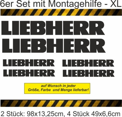 LIEBHERR - 6er Set