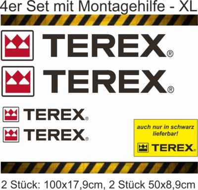 TEREX - 4er Set