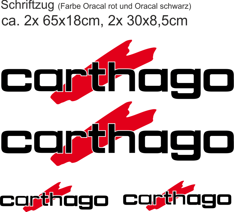 carthago - 4er Set