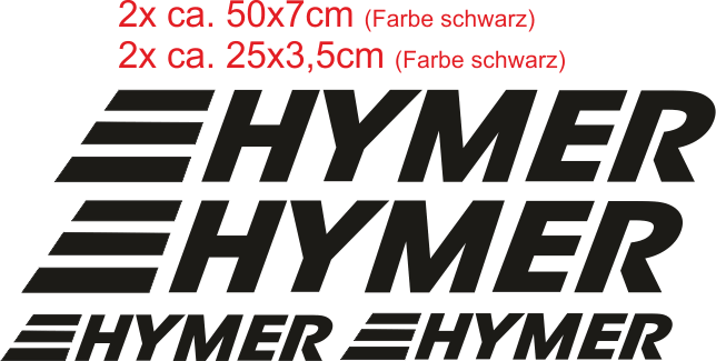 Hymer - 4er Set