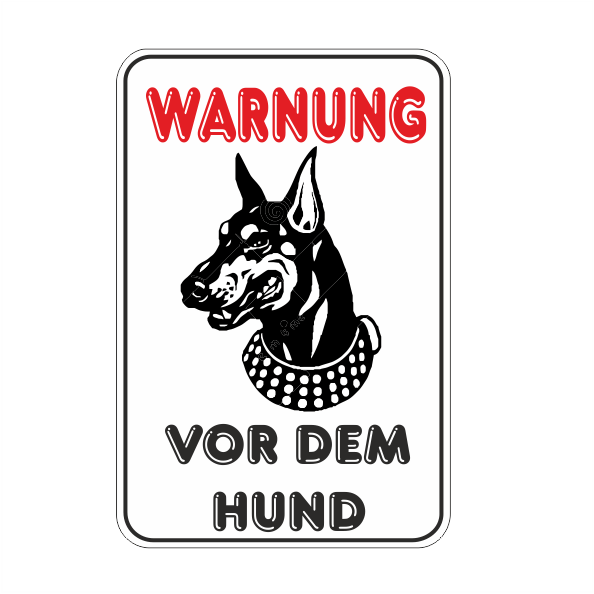 Warnschild H1