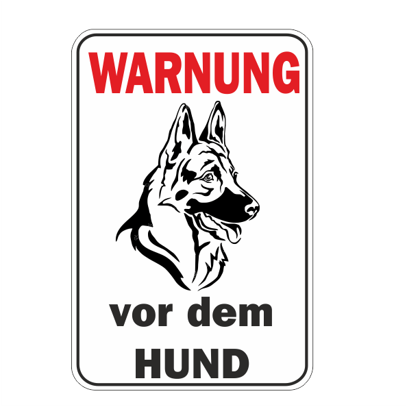 Warnschild H2