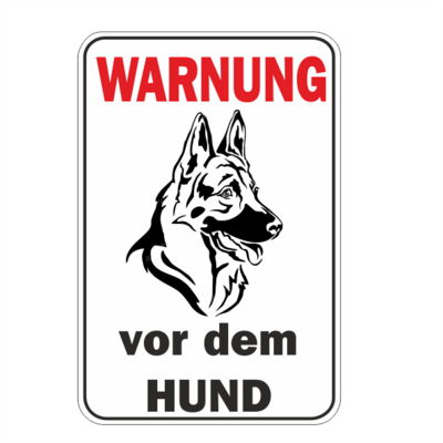 Warnschild H2