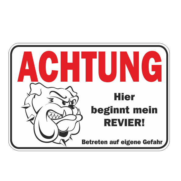 Warnschild H4