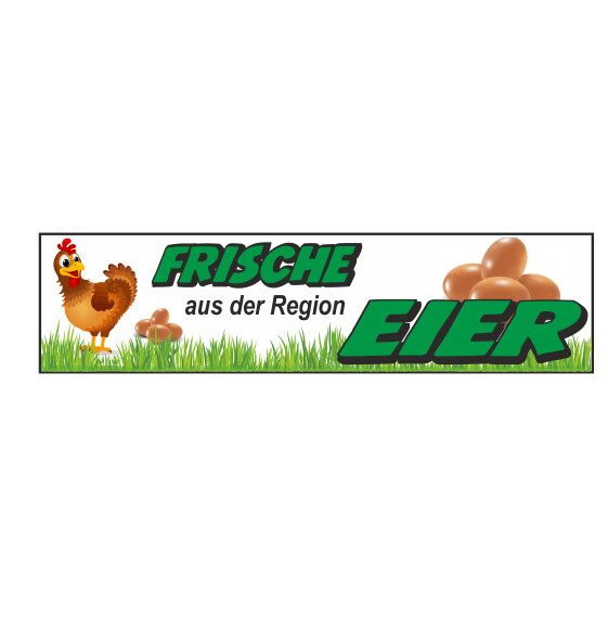 Banner Frische Eier