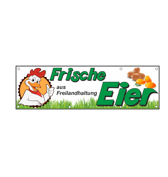 Banner Frische Eier