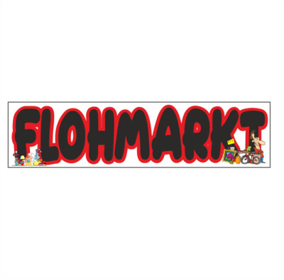 Banner Flohmarkt 2m