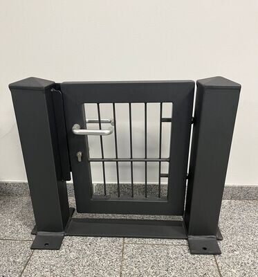 Einflügelige Flügeltoranlage