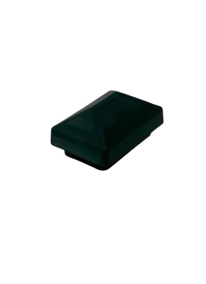 PVC Kappe mit Kragen Pfosten 60/40mm