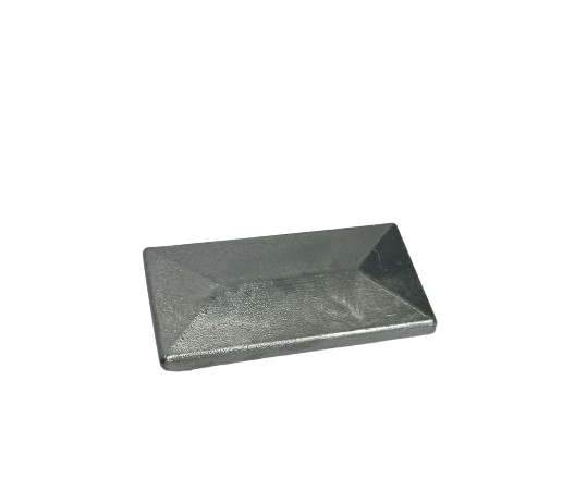 Alu Kappe mit Federband Pfosten 60/40mm