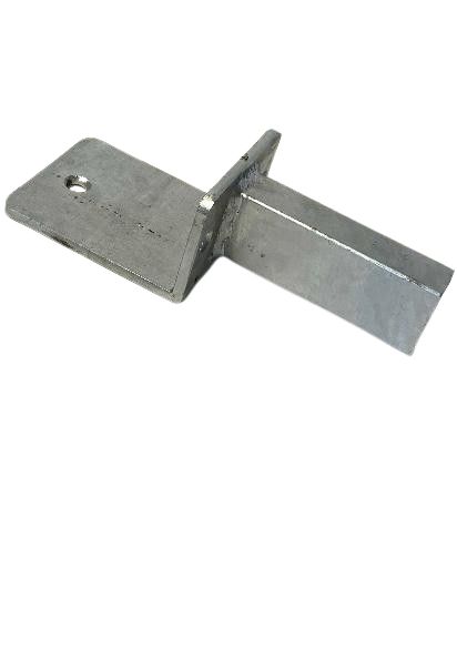 Winkelbodenplatte für Zaunpfosten zum Aufstecken 3 Loch