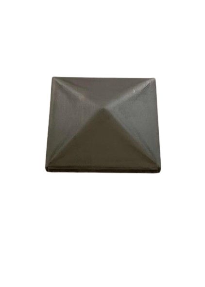 Alu Kappe mit Federband (Quadratrohr) 100/100mm