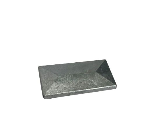 Alu Kappe mit Federband Pfosten 60/40mm Alu Kappe mit Federband Pfosten 60/40mm