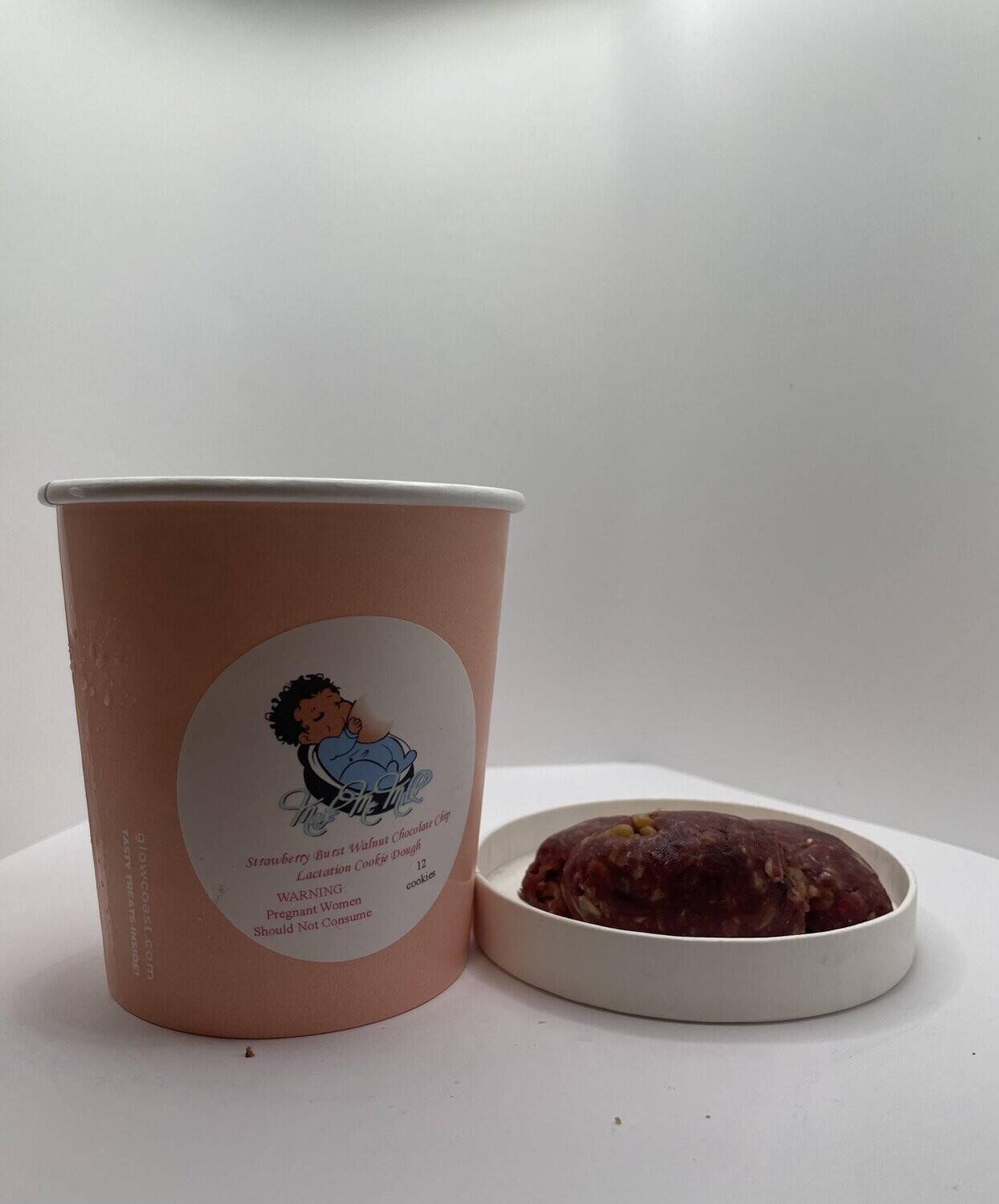 Strawberry Burst Walnut Lactation Cookie