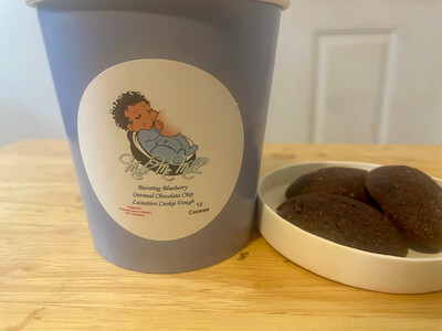Bursting Blueberry Oatmeal Chocolate Chip Lactation Cookies