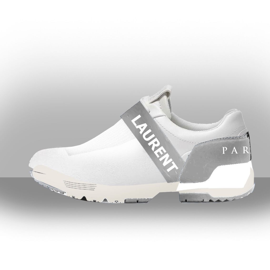 Basket Homme - coupe Basse Blanc - Lorent PARIS