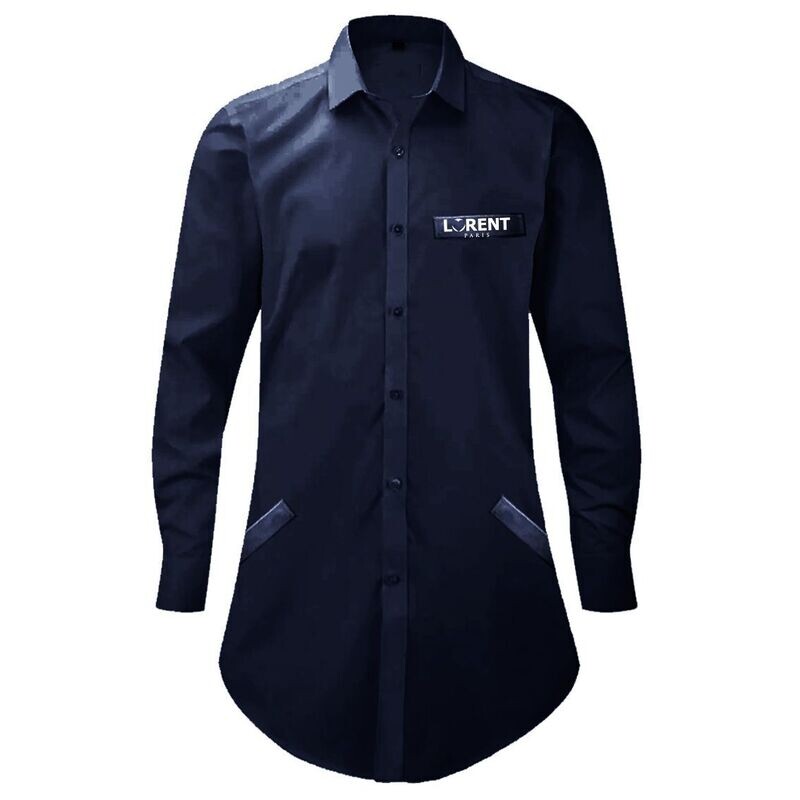 Tunique Homme - coupe Courte Fit Navy - Lorent PARIS