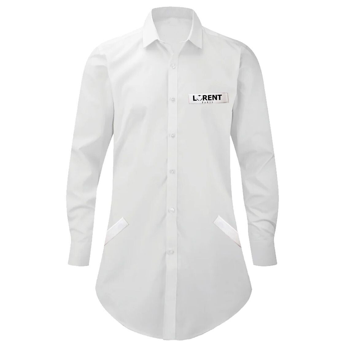 Tunique Homme - coupe Courte Fit Blanc - Lorent PARIS