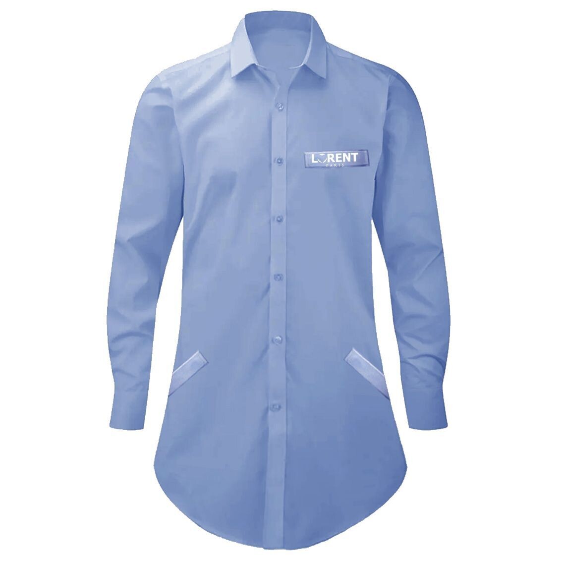 Tunique Homme - coupe Courte Fit Bleu - Lorent PARIS