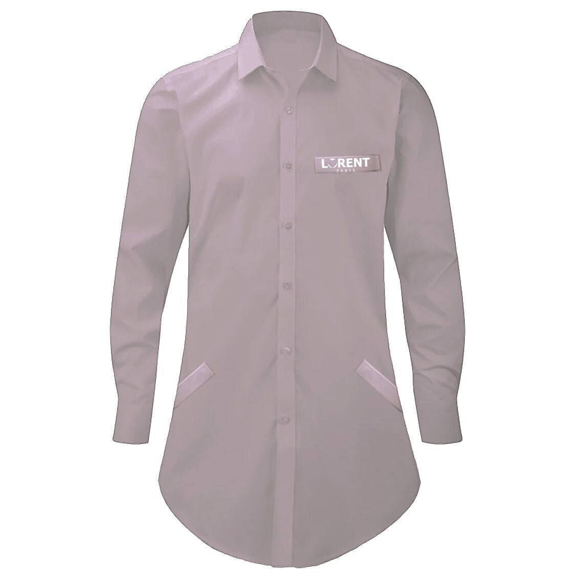 Tunique Homme - coupe Long Fit Ecru - Lorent PARIS