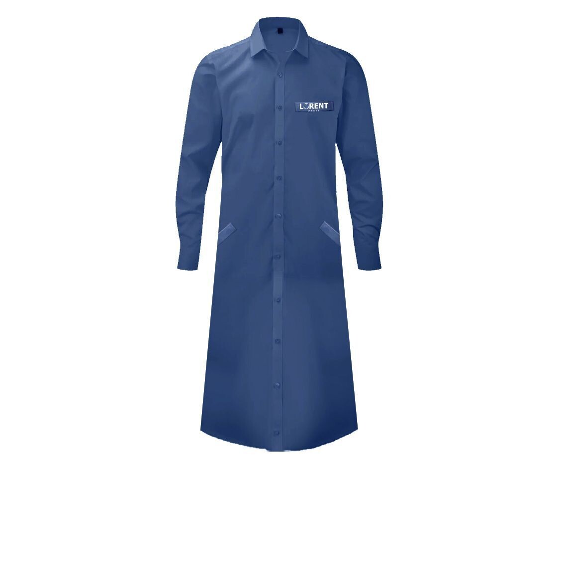 Tunique Homme - coupe Longue Fit Navy - Lorent PARIS