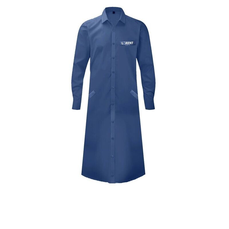 Tunique Homme - coupe Longue Fit Navy - Lorent PARIS