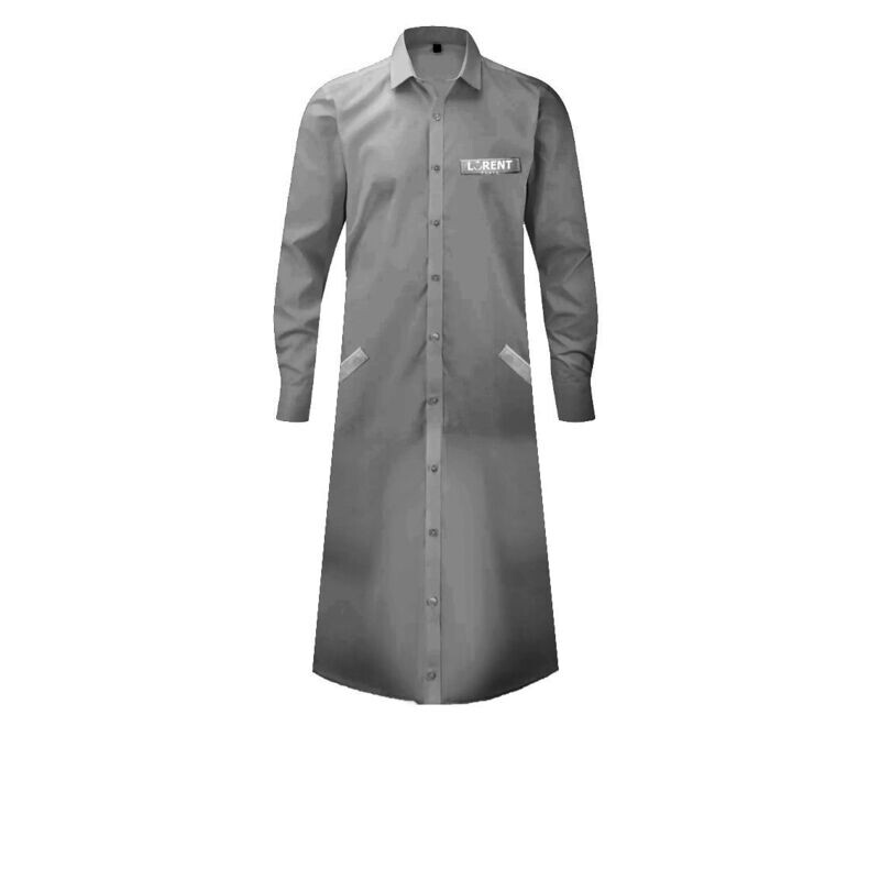 Tunique Homme - coupe Longue Fit Grey - Lorent PARIS