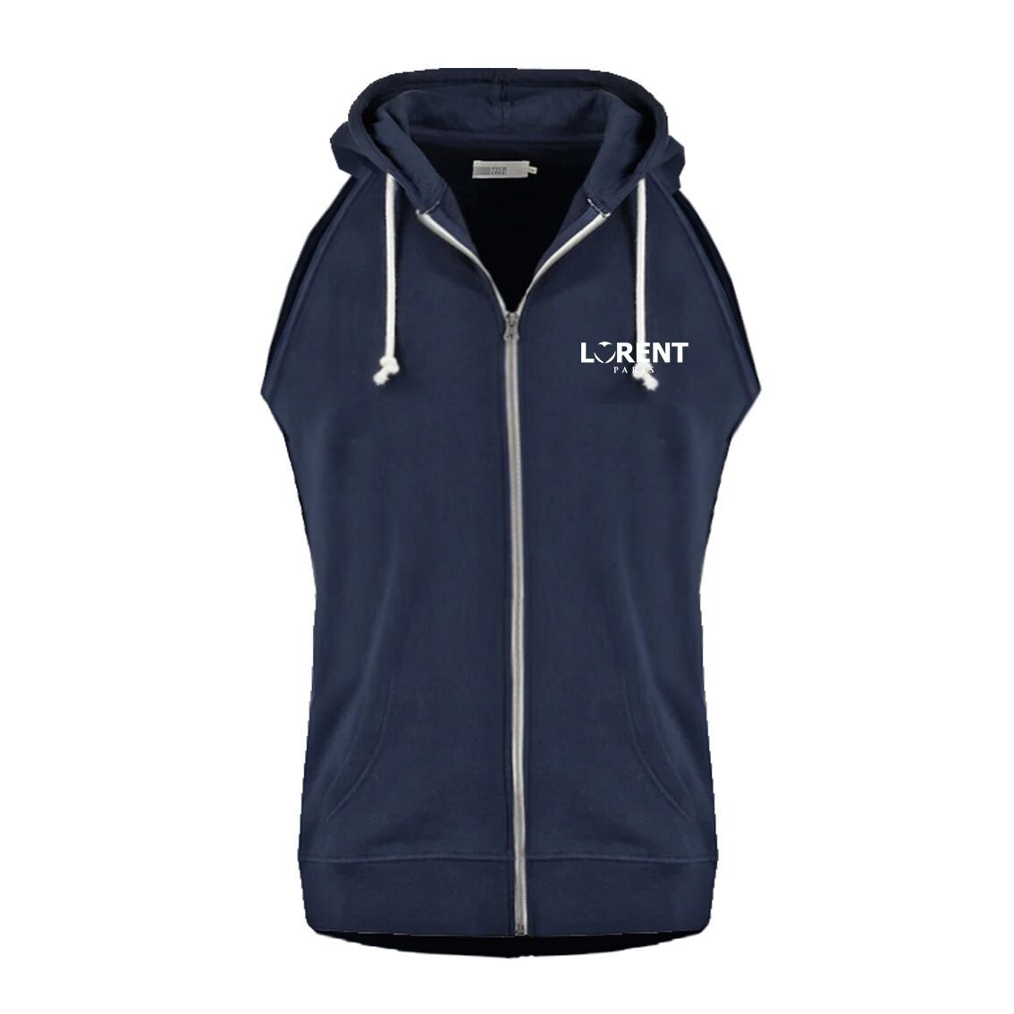 Hoodie Débardeur Homme - coupe Fit Navy - Lorent PARIS