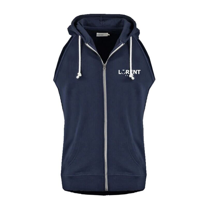Hoodie Débardeur Homme - coupe Fit Navy - Lorent PARIS