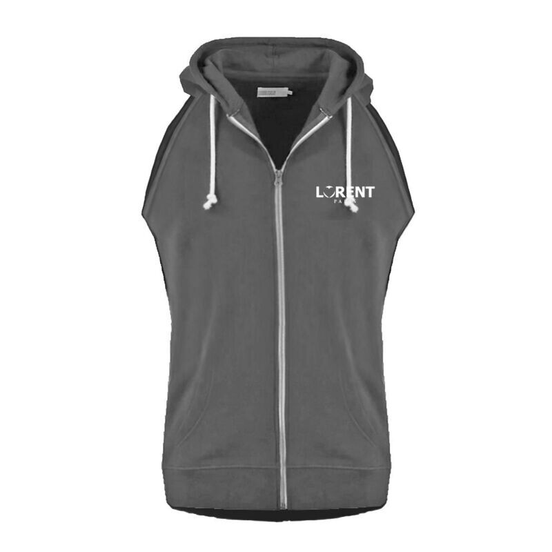 Hoodie Débardeur Homme - coupe Fit Grey - Lorent PARIS