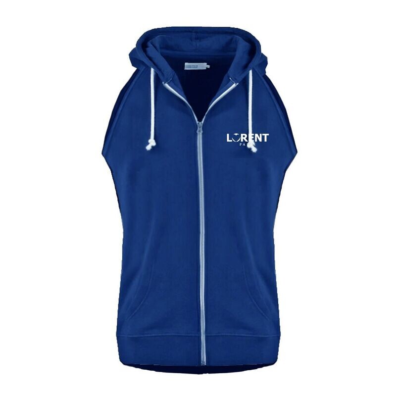 Hoodie Débardeur Homme - coupe Fit Blue- Lorent PARIS