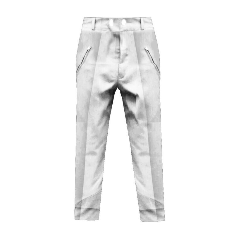 Pantalon baggy Homme - coupe Haut Blanc - Lorent PARIS