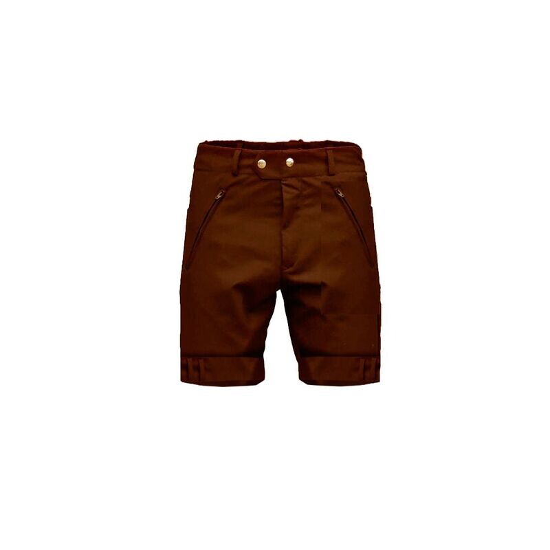 Short Homme - coupe Fit Middle Brown - Lorent PARIS
