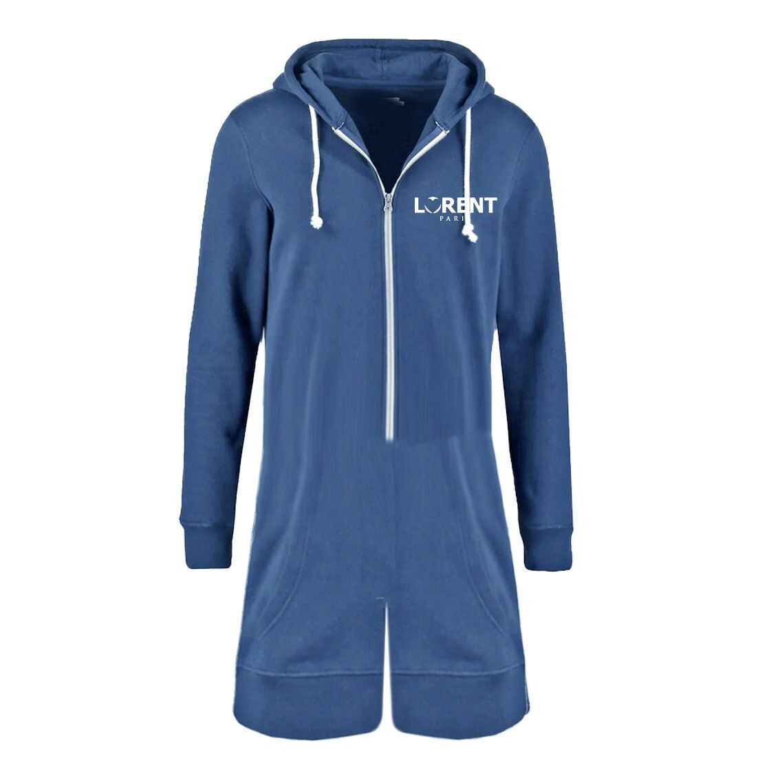 Combishort Hoodie Homme - coupe Fit Bleu- Lorent PARIS