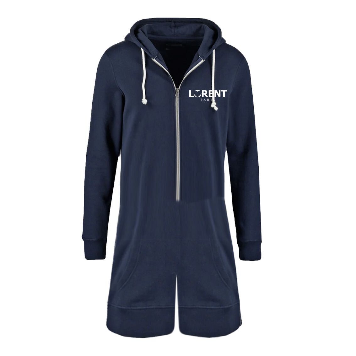 Combishort Hoodie Homme - coupe Fit Navy - Lorent PARIS