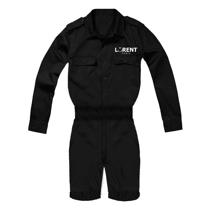 Combishort Homme - coupe Fit Noir - Lorent PARIS