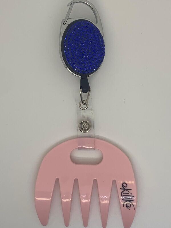 Grat-grat  rose - Clipper diamants bleus